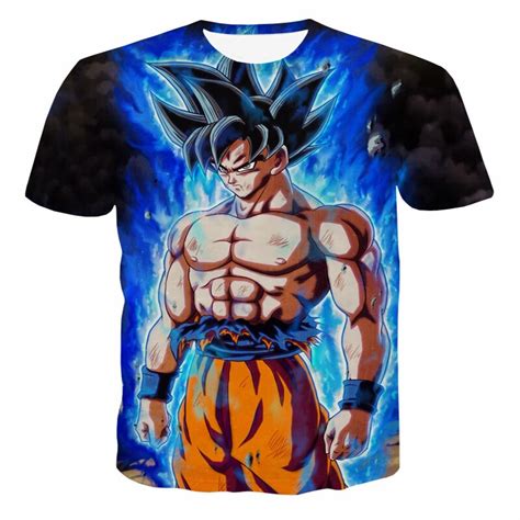 Cloudstyle 2018 Summer Goku Short Sleeve 3d T Shirt Euramerican Style Men T Shirt Anime Top Tees