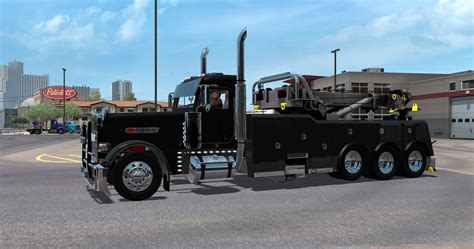 389 Longhood Dump Wrecker Truck 135 Ats American Truck Simulator