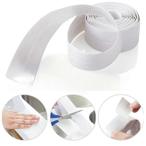 Self Adhesive Bath Sealant Strip Flexible Waterproof Caulk Seal Tape