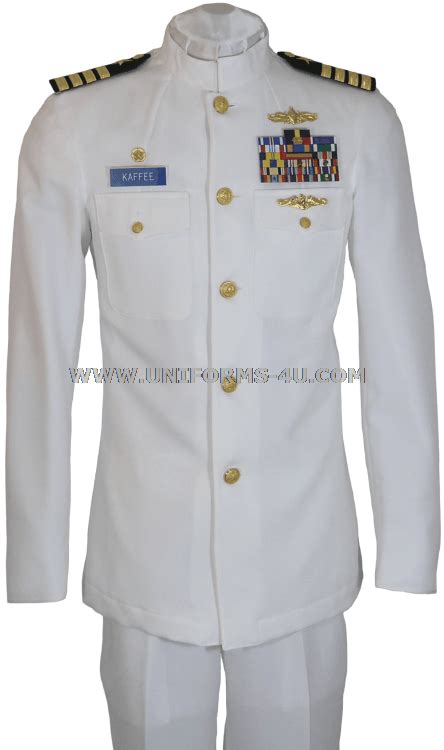 The uniforms of the united states navy include dress uniforms, daily service uniforms, working uniforms, and uniforms for special situations, which have varied throughout the history of the navy. U.S. NAVY MALE OFFICER SERVICE DRESS WHITE UNIFORM