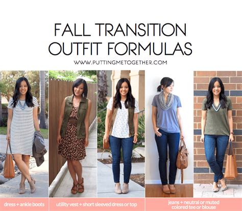 3 Outfit Formulas For The Transition To Fall Putting Me Together