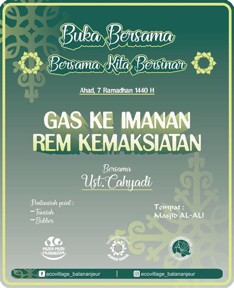 Download Contoh Spanduk Bukber Ramadhan 1440 H Format Cdr Karyaku