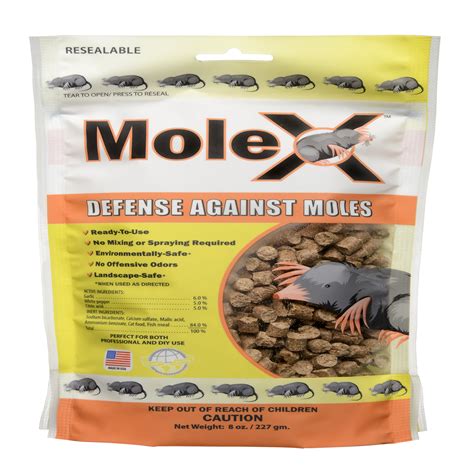 Molex Mole Killer And Control 8 Oz Resealable Pouch