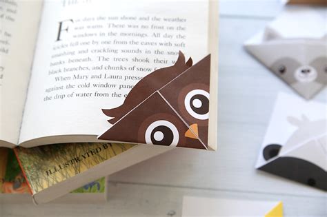 Diy Woodland Animals Origami Bookmarks Print Fold Its Always Autumn