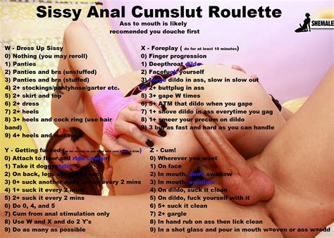Shemale Sissy Anal Cumslut Roulette Fap Roulette