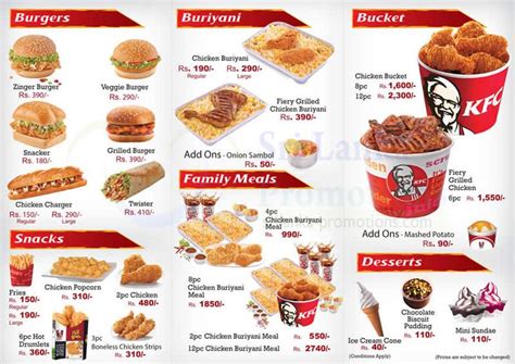 It started way back in march 1994, when the delivery service was first launched. Kfc Menu Buckets Prices in 2020 | Chicken bucket, Kfc ...