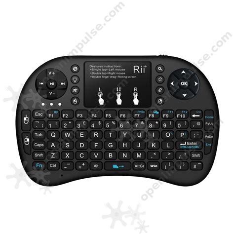 Rii I8 24 Ghz Black Mini Wireless Keyboard Open Impulseopen Impulse