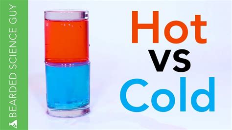 Hot Vs Cold Water Experiment Chemistry Youtube
