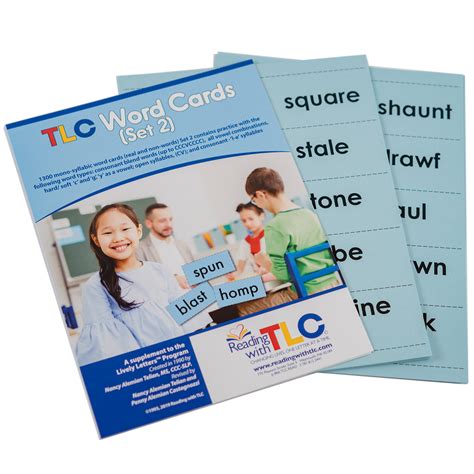 Reading With Tlc Word Cards Set 2