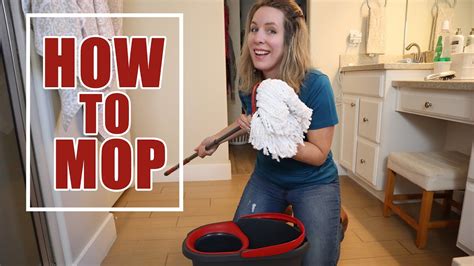 How To Mop Tips For Mopping The Floor Youtube