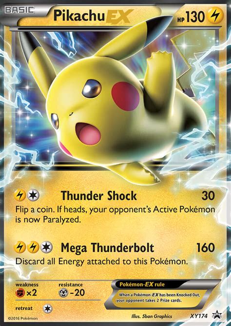 Custom made cards proxy cards not tournament legal! Pikachu-EX (XY Promos XY174) — PkmnCards