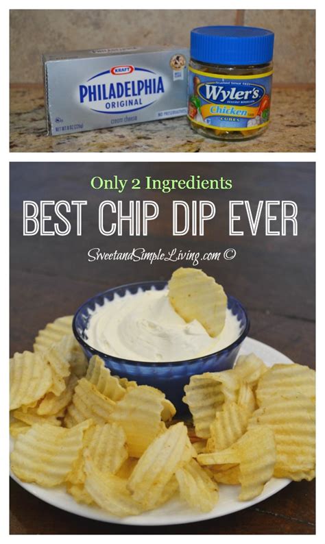 Cream Cheese Dip The Best Chip Dip Ever Sweet And Simple Living