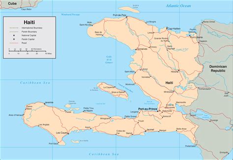 Click on above map to view higher resolution image. Caribbean Living: Haitian Map