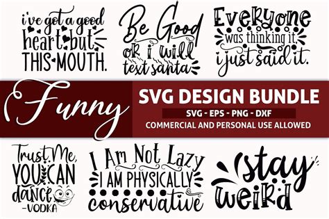 Digital Drawing Illustration Svg Files For Cricut Funny Quotes Svg Funny Svg Bundle Sayings