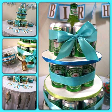 Australia's biggest & best range of personalised party decorations. I put together my first beer cake (Heineken) for my hubby ...