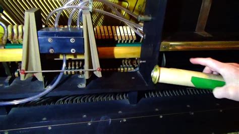 Mechanical, acoustical, structural, and cabinetry. How a player piano works - YouTube