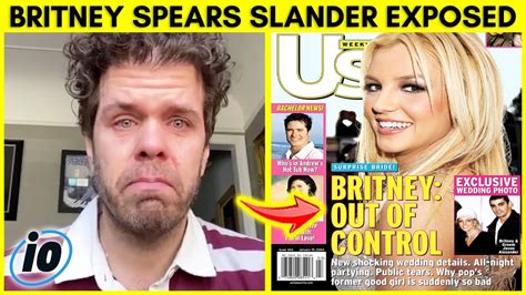 Perez Hilton And Us Weekly Owe Britney Spears An Apology Youtube