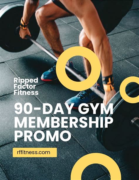 Gym Membership Flyer Template Free Pdf Word Doc Psd Indesign