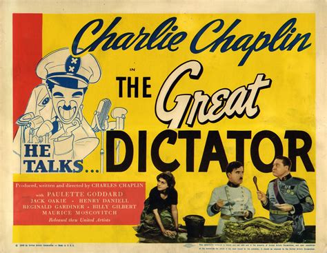 The Great Dictator 1940 Charlie Chaplin The Mind Reels