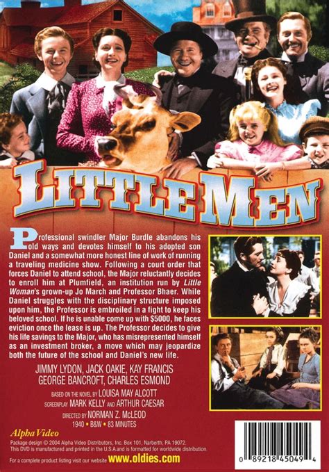 Little Men Dvd R 1940 Alpha Video