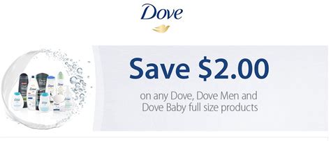 Dove Canada Coupons Save 2 On Any Dove Full Size Product Printable