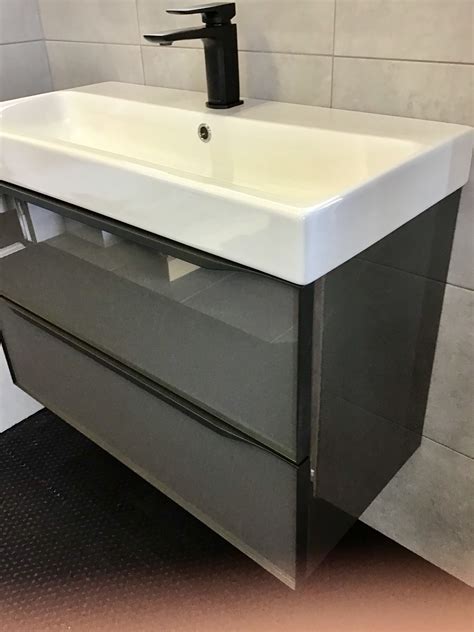 Fulfil your every storage need, shape and style with our extensive range, from intense black features to classic high gloss, there's bound to be something to fit your decor. Frame furniture #@roperrhodes.co.uk | Bathroom vanity, Showroom display, Furniture