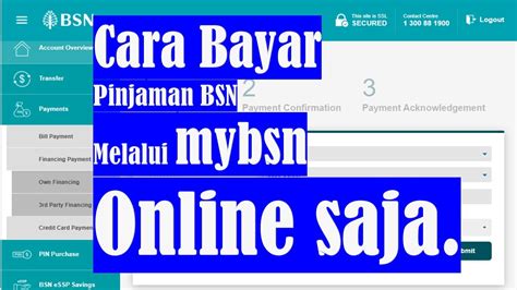 Maybe you would like to learn more about one of these? CARA BAYAR PINJAMAN BSN ONLINE - YouTube