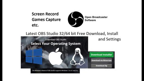 It is in screen capture category and is available to all software users as a free download. Latest OBS Studio for MacOS 10.13 Linux Windows 32/64 bit ...