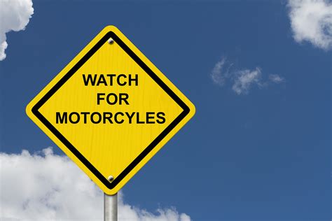 Watch For Motorcycles Warning Sign Tad K Morlan Attorney At Law