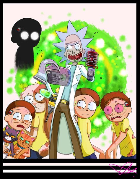 Pocket Mortys Team By Tootsietucan On Deviantart Rick And Morty Game