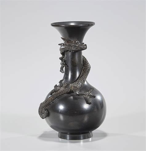 Lot Detail Japanese Bronze Vase