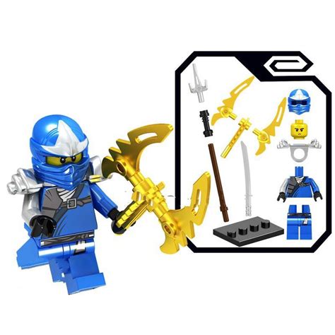 Jay Zx Lego Ninjago Forbidden Spinjitzu Superheroes Minifigure Block Toys