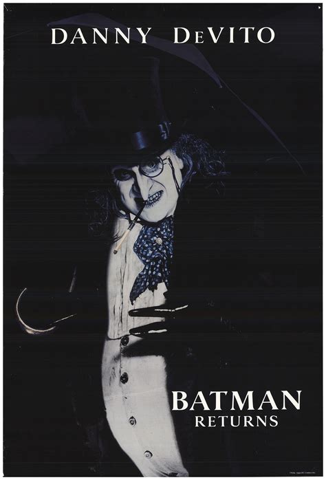 Batman Returns 1992 Penguin Catwoman Michael Keaton Danny Devito