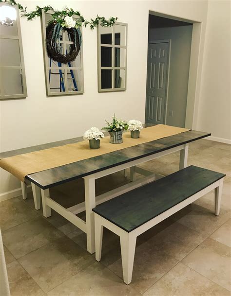 If you want to be able to comfortably seat people at your kitchen island, you'll need to think about a larger overhang to allow those eating to tuck themselves in and to get close enough to the surface. Ikea Hack DIY Farmhouse Table | Ikea dining table hack ...