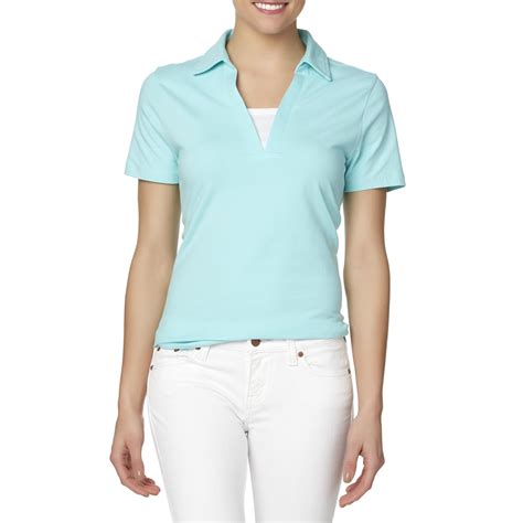 Laura Scott Petites Layered Look Polo Shirt Shop Your Way Online