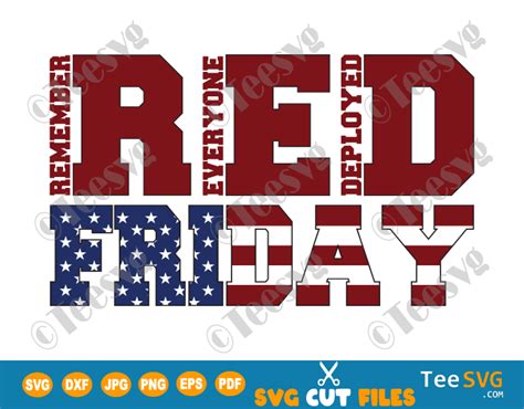 Remember Everyone Deployed Svg Red Friday Svg Armed F