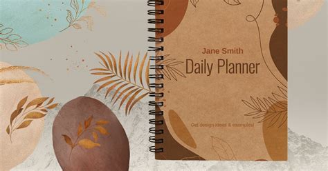 Daily Planner Brochure Template Graphic Templates Envato Elements