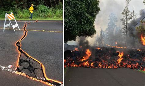 Hawaii Volcano Eruption Damage In Pictures Devastating Photos Of
