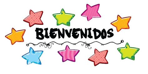 The Words Bienvenndos Surrounded By Colorful Stars