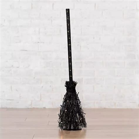 Pre Lit Led Black Broom Kirklands Home