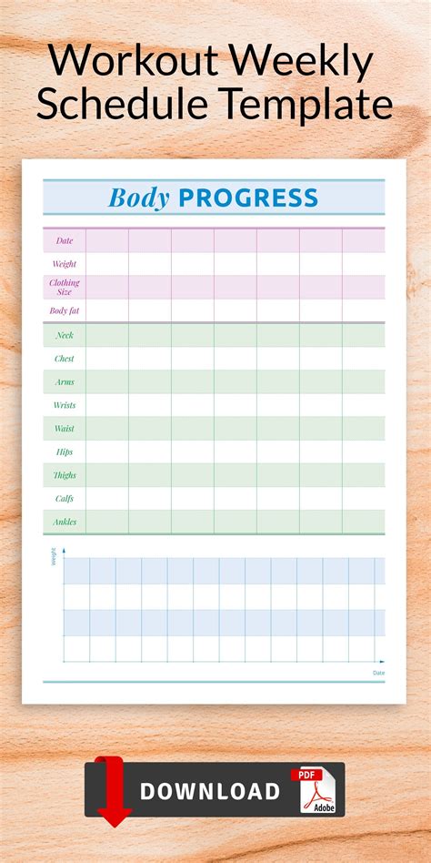 Become Productive With Workout Weekly Schedule Template Workout
