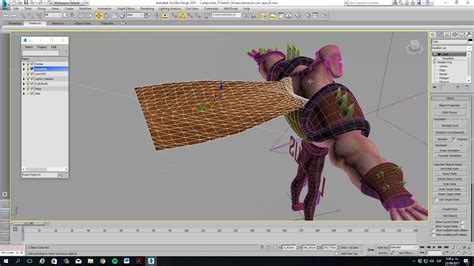 Skin Wrap Cloth And Wind 3ds Max Ropa Y Fuerza Viento Youtube