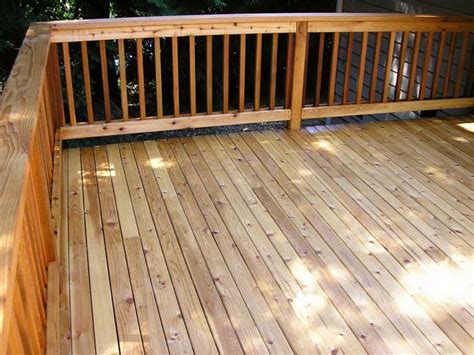 Installing the lattice railing on the deck can increase safety, privacy, and visual interest. Cedar Deck Railing Vinyl Deck Railing‚ Wooden Decks‚ Deck Railing ... | Deck railing design ...