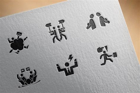 Business people conflict icons #people#Business#conflict#Icons | Business card logo, Business ...