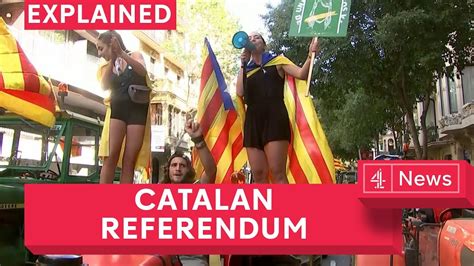 catalan referendum what is happening in barcelona youtube