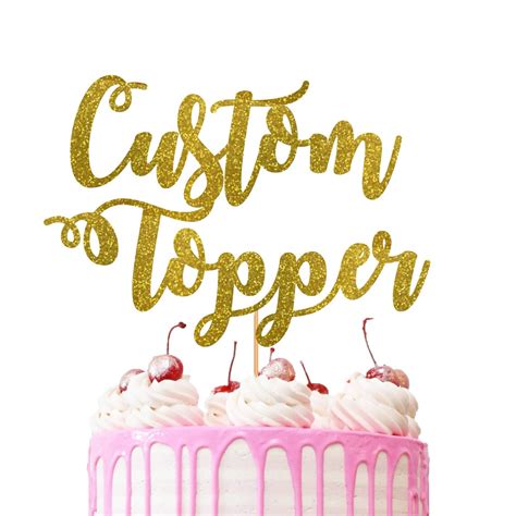 Custom Naughty Funny Cake Topper For Birthday Or Celebration Etsy