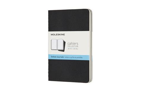 Moleskine Cahier Journal Pocket Dotted Black 35 X 55 By