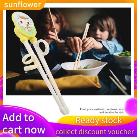 Baby Training Chopsticks Cartoon Kid Learning Correcting Using