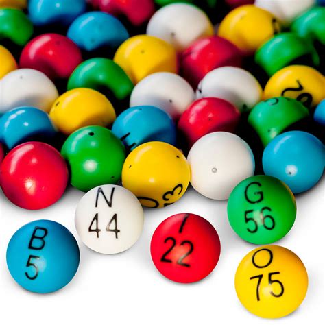Bingo Ball Set Easy Read