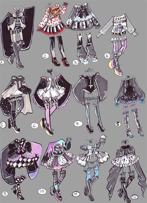 Guppie Vibesartclosed Gothpastel Outfits 507897358 Drawing